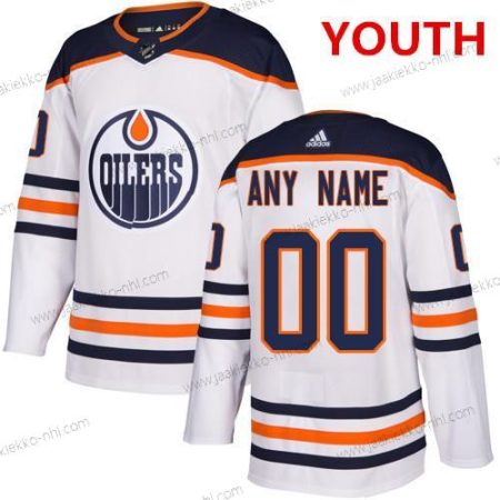 Adidas Nuoret Edmonton Oilers Mukautettu NHL Aito Valkoinen Paita