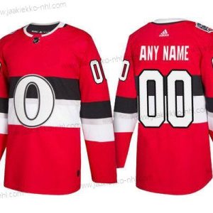 Adidas Ottawa Senators Mukautettu Punainen Aito 1917-2017 100th Klassinen Ommeltu NHL Paita