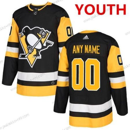 Adidas Pittsburgh Penguins Mukautettu Aito Musta Kotiottelupaita NHL Paita