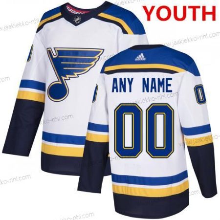 Adidas St. Louis Blues Mukautettu NHL Aito Valkoinen Paita