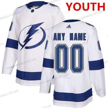 Adidas Tampa Bay Lightning Mukautettu NHL Aito Valkoinen Paita