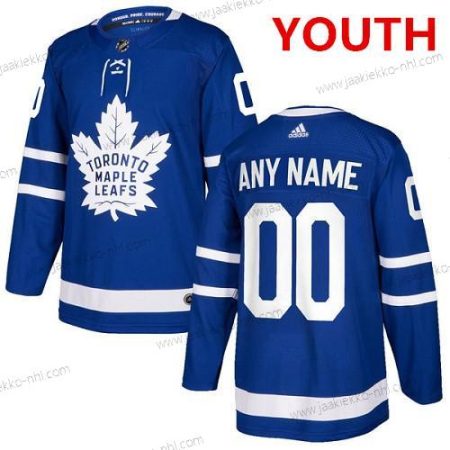 Adidas Toronto Maple Leafs Mukautettu Aito Royal Sininen Kotiottelupaita NHL Paita