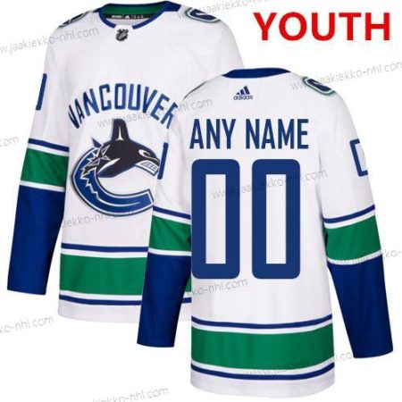 Adidas Vancouver Canucks Mukautettu NHL Aito Valkoinen Paita