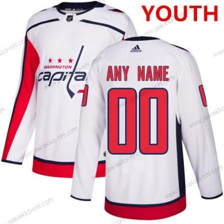 Adidas Washington Capitals Mukautettu Valkoinen Kolmas paita Aito NHL Paita