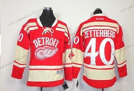 Detroit Red Wings #40 Henrik Zetterberg 2014 Talvi Klassinen Punainen Paita