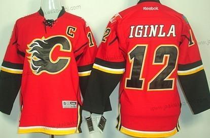 Lasten Calgary Flames #12 Jarome Iginla Punainen Paita