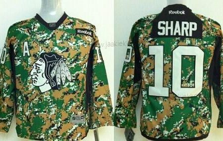 Lasten Chicago Blackhawks #10 Patrick Sharp 2014 Maastokuvio Paita