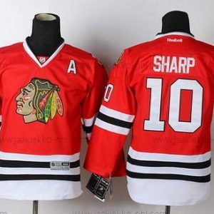 Lasten Chicago Blackhawks #10 Patrick Sharp Punainen Paita