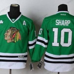 Lasten Chicago Blackhawks #10 Patrick Sharp Vihreä Paita