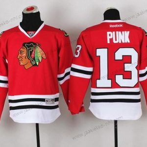 Lasten Chicago Blackhawks #13 Cm Punk Punainen Paita