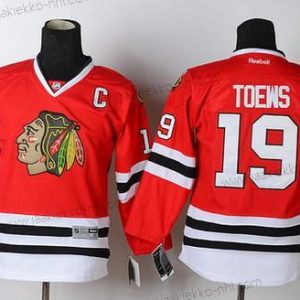 Lasten Chicago Blackhawks #19 Janathan Toews Punainen Paita