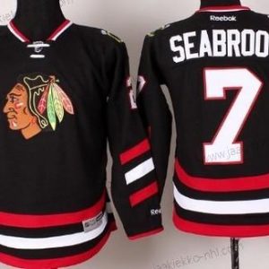 Lasten Chicago Blackhawks #7 Brent Seabrook 2014 Stadium Series Musta Paita