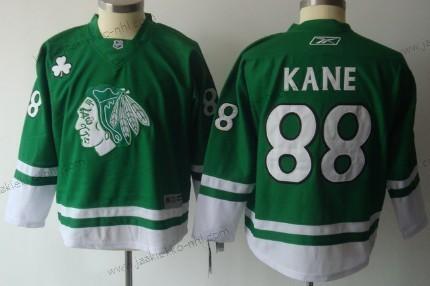 Lasten Chicago Blackhawks #88 Patrick Kane St. Patrick’S Day Vihreä Paita