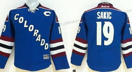 Lasten Colorado Avalanche #19 Joe Sakic Sininen Vieraspaita Paita