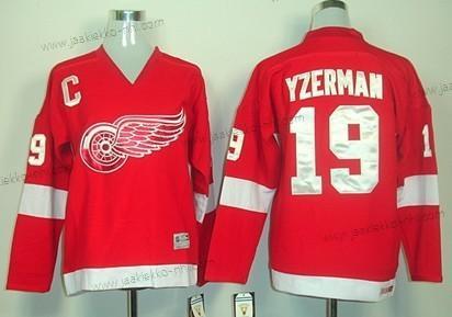 Lasten Detroit Red Wings #19 Steve Yzerman Punainen Retro CCM Paita