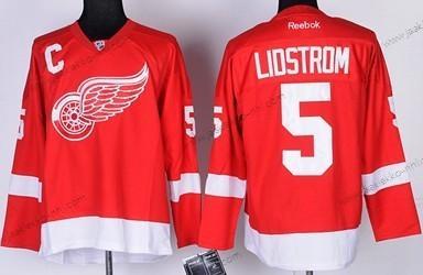 Lasten Detroit Red Wings #5 Nicklas Lidstrom Punainen Paita