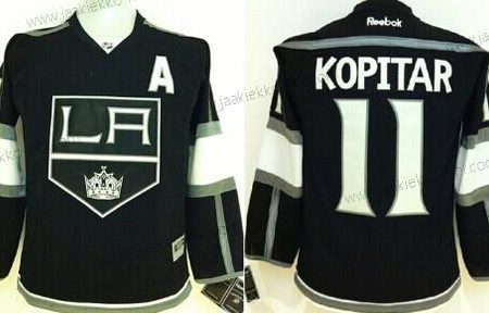 Lasten Los Angeles Kings #11 Anze Kopitar Musta Paita