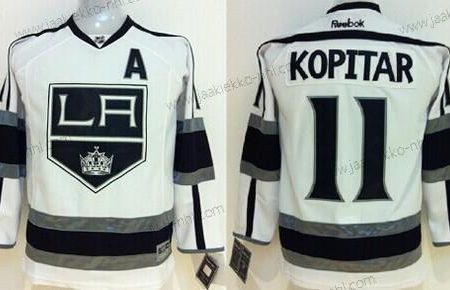 Lasten Los Angeles Kings #11 Anze Kopitar Valkoinen Paita