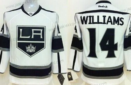 Lasten Los Angeles Kings #14 Justin Williams Valkoinen Paita