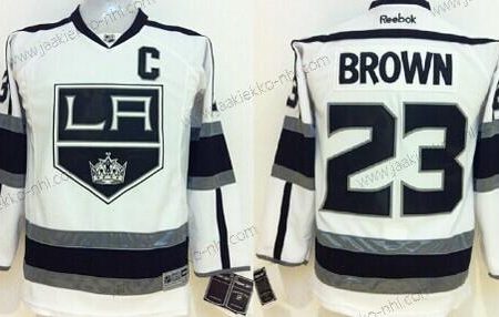 Lasten Los Angeles Kings #23 Dustin Brown Valkoinen Paita