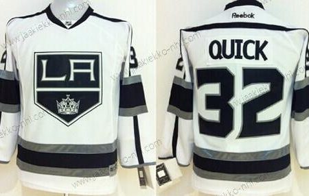 Lasten Los Angeles Kings #32 Jonathan Quick Valkoinen Paita