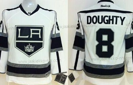 Lasten Los Angeles Kings #8 Drew Doughty Valkoinen Paita