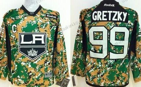 Lasten Los Angeles Kings #99 Wayne Gretzky 2014 Maastokuvio Paita