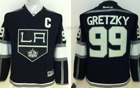 Lasten Los Angeles Kings #99 Wayne Gretzky Musta Paita