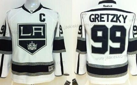 Lasten Los Angeles Kings #99 Wayne Gretzky Valkoinen Paita