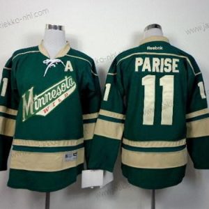 Lasten Minnesota Wild #11 Zach Parise Vihreä Vieraspaita Paita