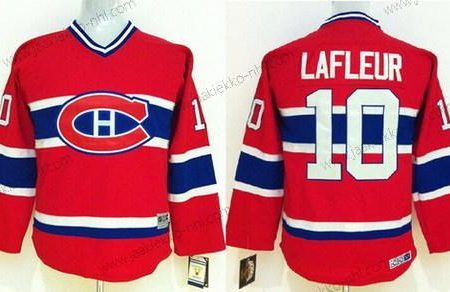 Lasten Montreal Canadiens #10 Guy Lafleur Punainen Retro CCM Paita