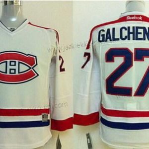 Lasten Montreal Canadiens #27 Alex Galchenyuk Valkoinen Paita