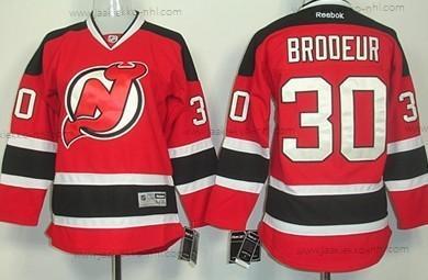 Lasten New Jersey Devils #30 Martin Brodeur Punainen With Musta Paita