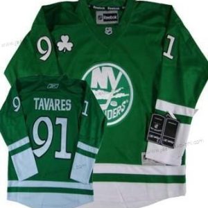 Lasten New York Islanders #91 John Tavares St. Patrick’S Day Vihreä Paita