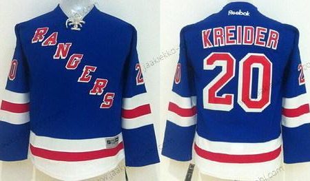 Lasten New York Rangers #20 Chris Kreider Sininen Paita