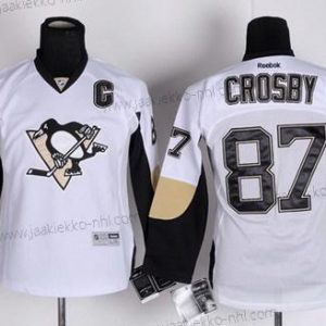 Lasten Pittsburgh Penguins #87 Sidney Crosby Valkoinen Paita