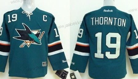 Lasten San Jose Sharks #19 Joe Thornton 2014 Sininen Paita