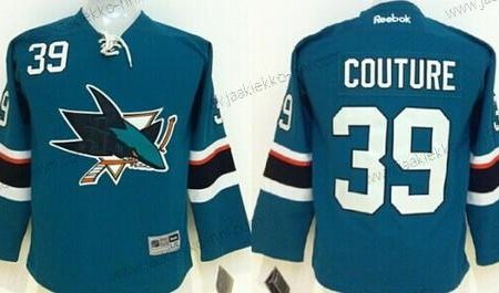 Lasten San Jose Sharks #39 Logan Couture 2014 Sininen Paita