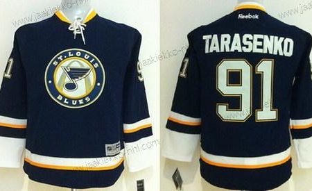 Lasten St. Louis Blues #91 Vladimir Tarasenko Laivastonsininen Sininen Vieraspaita Paita