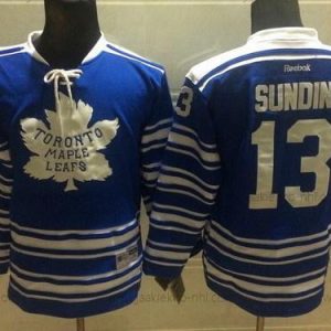 Lasten Toronto Maple Leafs #13 Mats Sundin 2014 Talvi Klassinen Sininen Paita