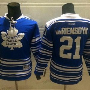 Lasten Toronto Maple Leafs #21 James Van Riemsdyk 2014 Talvi Klassinen Sininen Paita