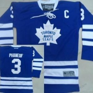 Lasten Toronto Maple Leafs #3 Dion Phaneuf Sininen Vieraspaita Paita