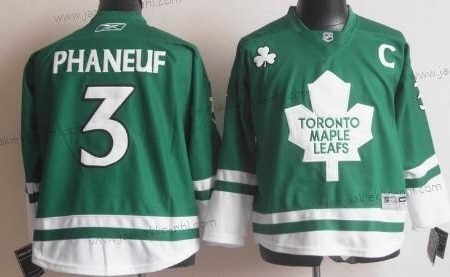 Lasten Toronto Maple Leafs #3 Dion Phaneuf St. Patrick’S Day Vihreä Paita