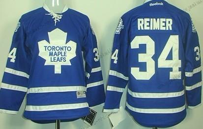 Lasten Toronto Maple Leafs #34 James Reimer Sininen Paita