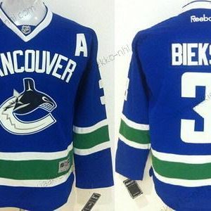 Lasten Vancouver Canucks #3 Kevin Bieksa Sininen Paita