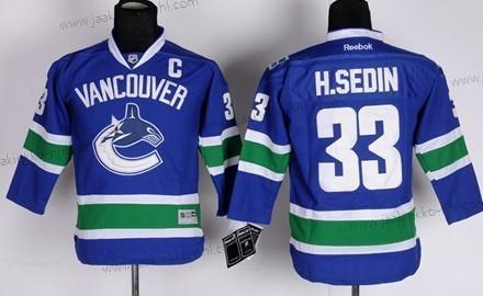 Lasten Vancouver Canucks #33 Henrik Sedin Sininen Paita