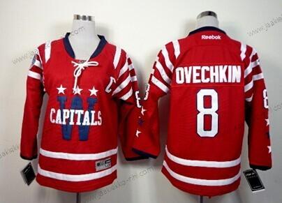 Lasten Washington Capitals #8 Alex Ovechkin 2015 Talvi Klassinen Punainen Paita