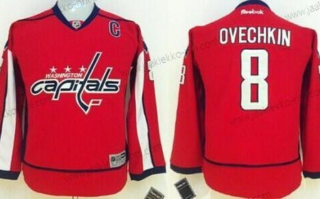 Lasten Washington Capitals #8 Alex Ovechkin Punainen Paita