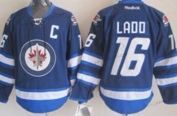 Lasten Winnipeg Jets #16 Andrew Ladd Laivastonsininen Sininen Paita