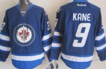 Lasten Winnipeg Jets #9 Evander Kane Laivastonsininen Sininen Paita